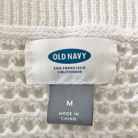 NWT Old Navy Stripe Crochet Sweater - Picture 4 of 6